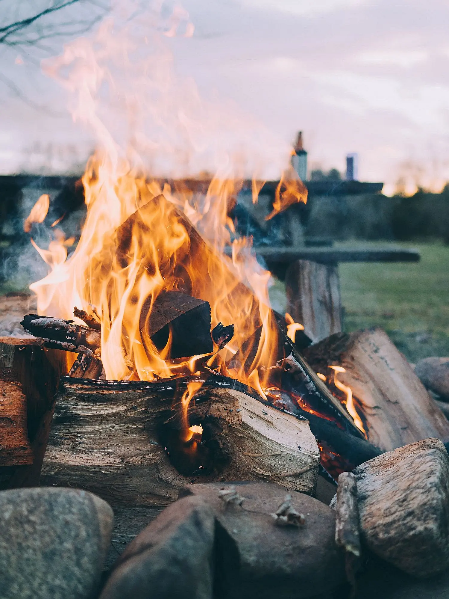 Grill przy domku i ognisko - Ośrodek Terimex Pogorzelica
